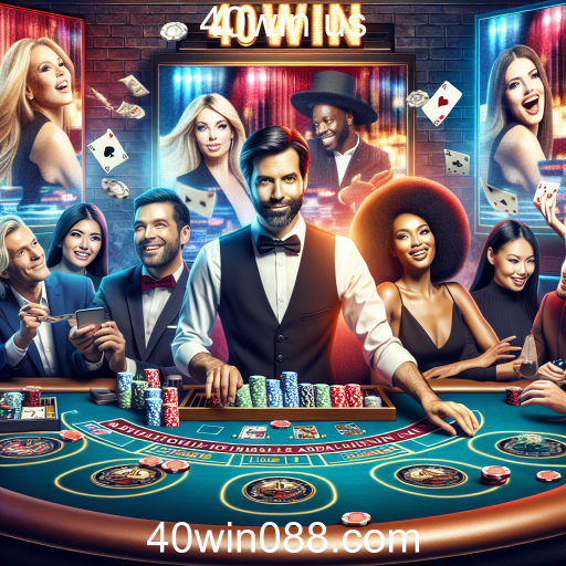 Descubra a Emoção do Cassino Ao Vivo em 40win.us